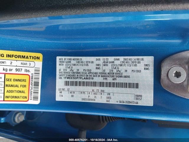 Ford Bronco Badlands 2023 1FMEE5DP7PLA86519 Image 9