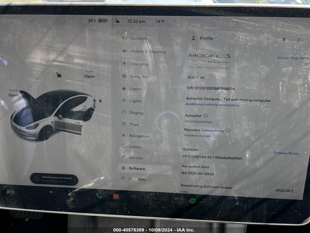 2021 TESLA MODEL 3 5YJ3E1EB1MF054834 Photo 6