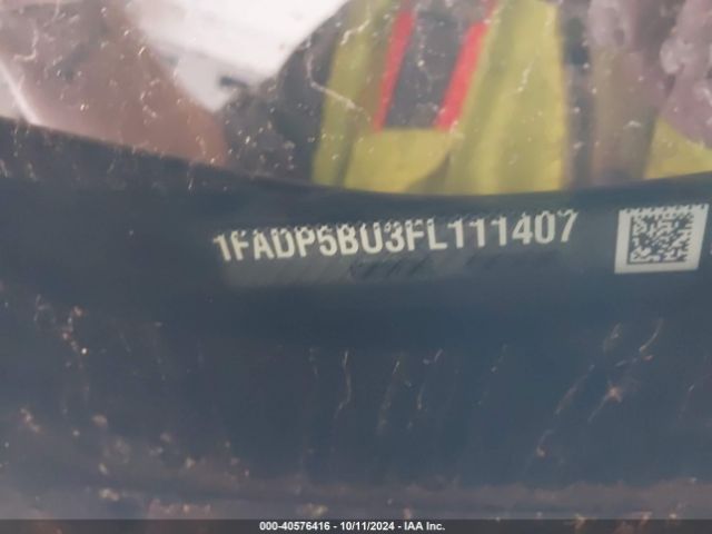 1FADP5BU3FL111407 Ford C-max Hybrid Sel