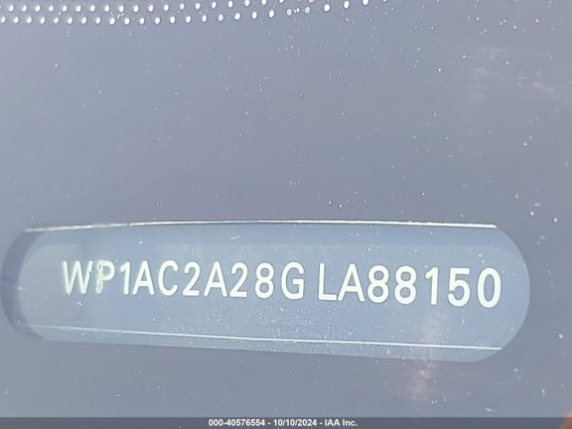 WP1AC2A28GLA88150 Porsche Cayenne Turbo