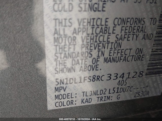5N1DL1FS8RC334128 Infiniti Qx60 Luxe Awd
