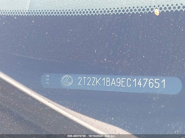 2T2ZK1BA9EC147651 Lexus RX 350