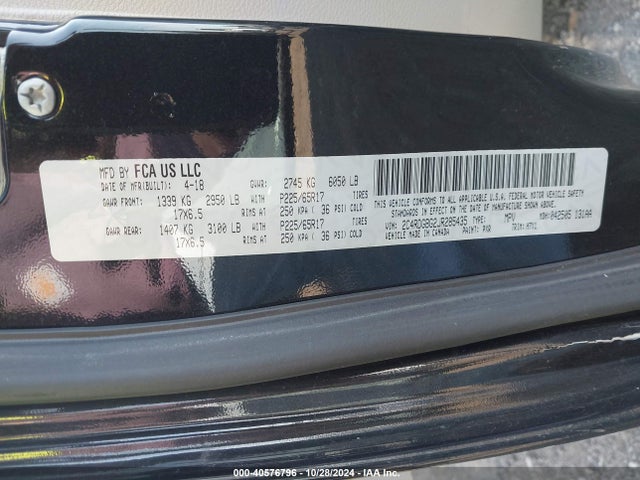 Dodge Grand Caravan Se 2018 2C4RDGBG2JR285435 Image 9