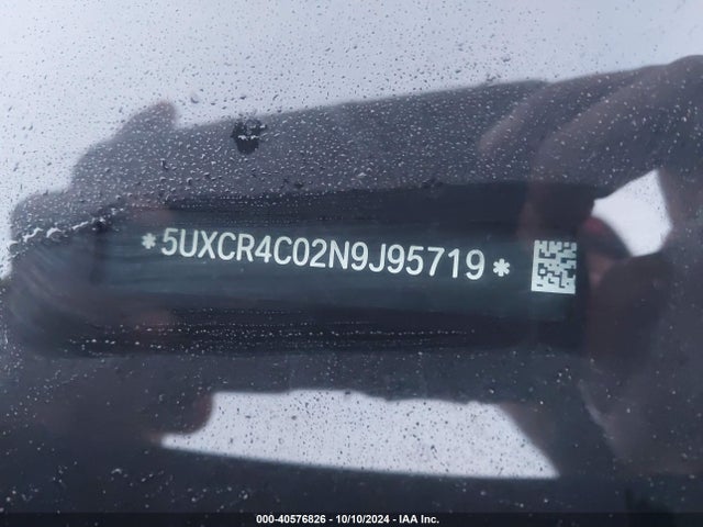 5UXCR4C02N9J95719 BMW X5 Sdrive40i