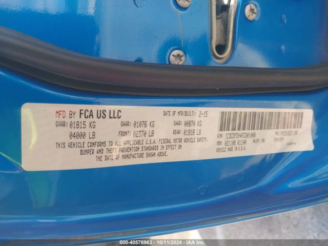 1C3CDFDH4FD301008 Dodge Dart Aero