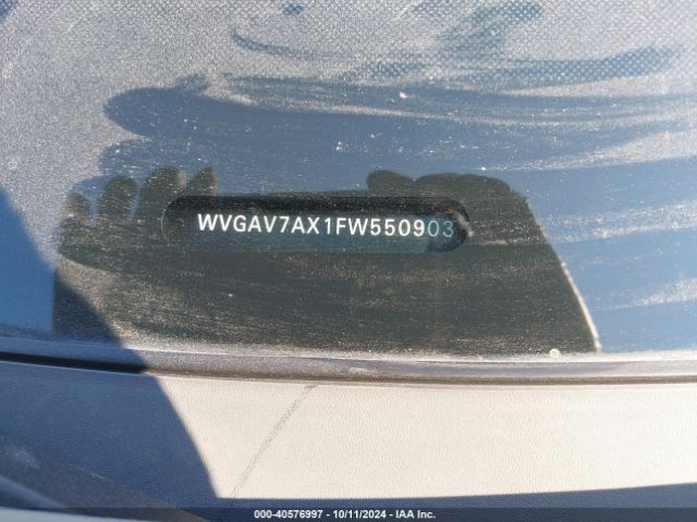 WVGAV7AX1FW550903 Volkswagen TIGUAN S
