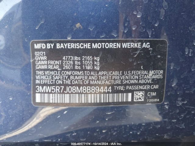 3MW5R7J08M8B89444 BMW 330i Xdrive