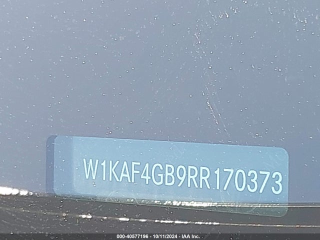 W1KAF4GB9RR170373 Mercedes-Benz C 300