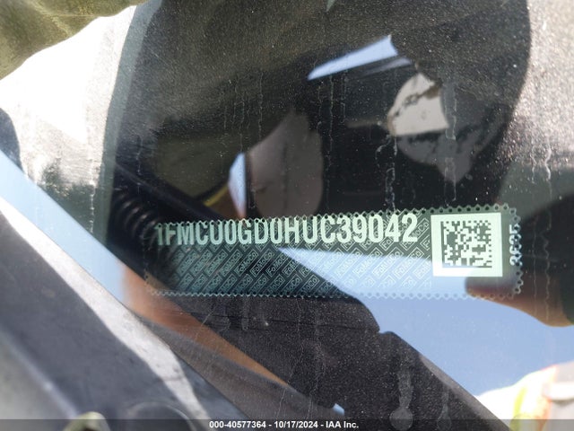 Ford ESCAPE SE 2017 1FMCU0GD0HUC39042 Image 9