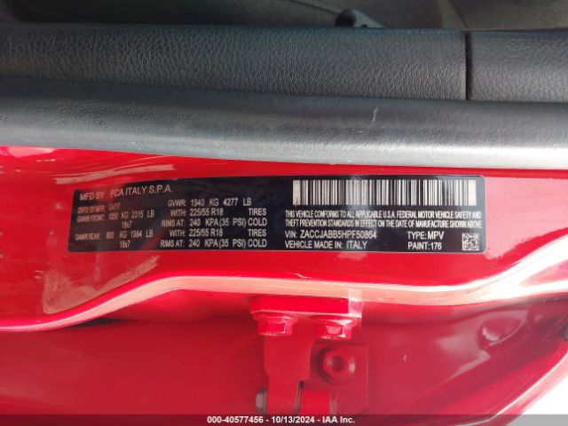 ZACCJABB5HPF50864 Jeep Renegade Latitude Fwd