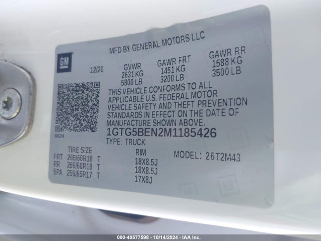 1GTG5BEN2M1185426 GMC Canyon 2wd  Short Box Elevation Standard