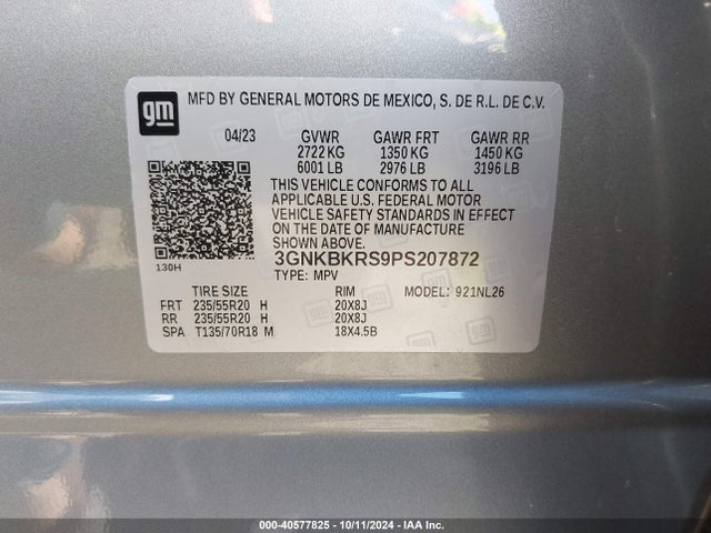Chevrolet Blazer Awd Rs 2023 3GNKBKRS9PS207872 Image 9