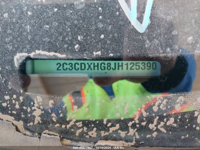 2C3CDXHG8JH125390 Dodge Charger Sxt Plus Rwd