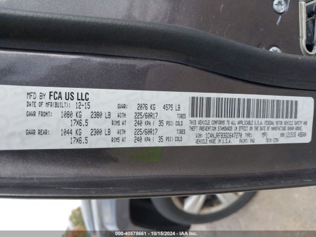 1C4NJRFB3GD647270 Jeep Patriot Latitude