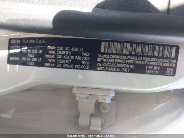 ZACCJBCT6GPD94183 Jeep Renegade Trailhawk