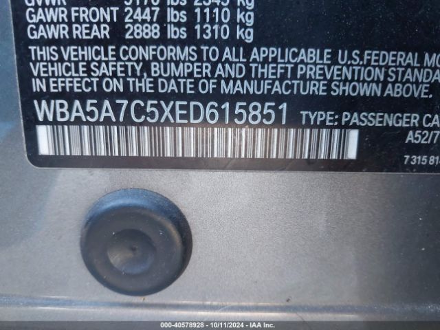 WBA5A7C5XED615851 BMW 528i Xdrive
