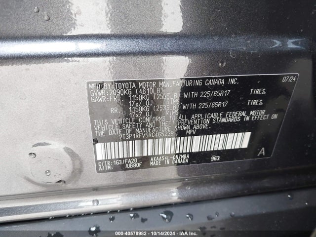 Toyota Rav4 Xle 2024 2T3P1RFV5RC465239 Image 9