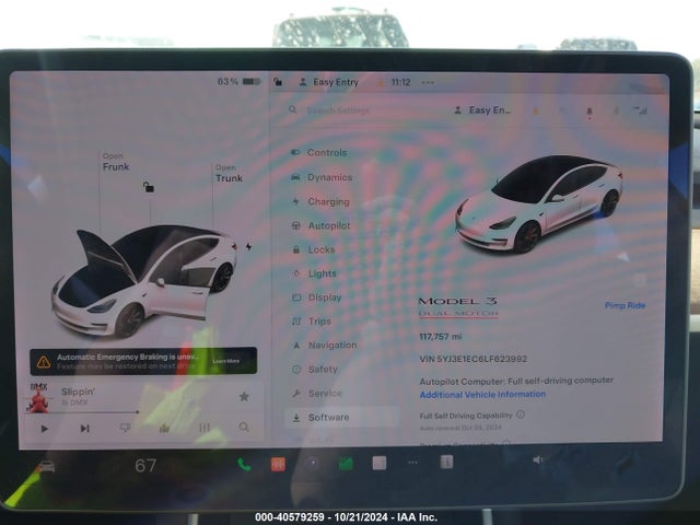 2020 TESLA MODEL 3 5YJ3E1EC6LF623992 Photo 6