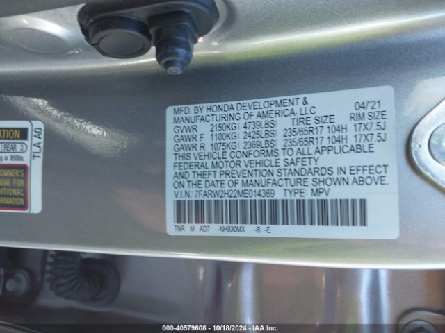 7FARW2H22ME014369 Honda Cr-v Awd Lx