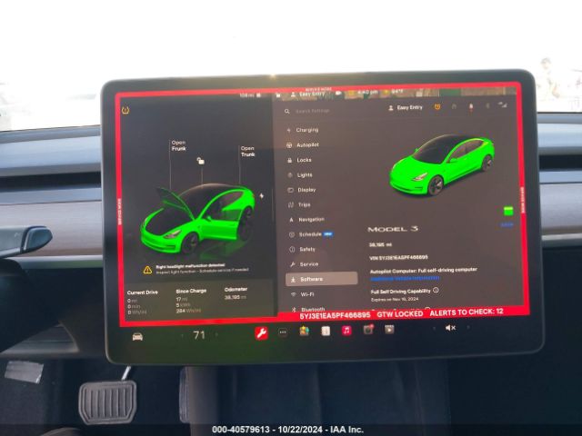 5YJ3E1EA5PF466895 Tesla Model 3 Rear-wheel Drive
