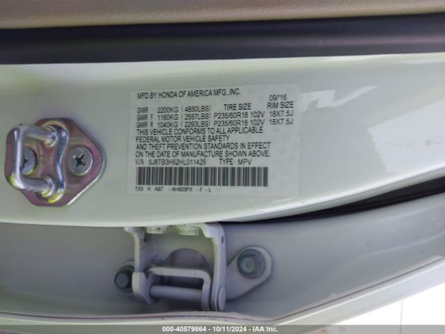 5J8TB3H52HL011425 Acura Rdx Technology   Acurawatch Plus Packages/w/technology Package