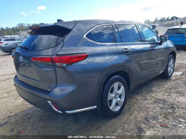 5TDBBRCH2PS124741 Toyota Highlander Hybrid Le
