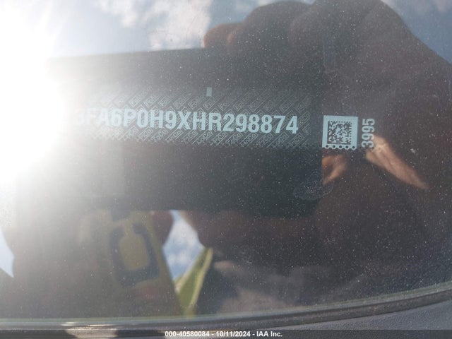 Ford FUSION SE 2017 3FA6P0H9XHR298874 Image 9