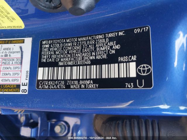NMTKHMBX3JR035406 Toyota C-HR XLE