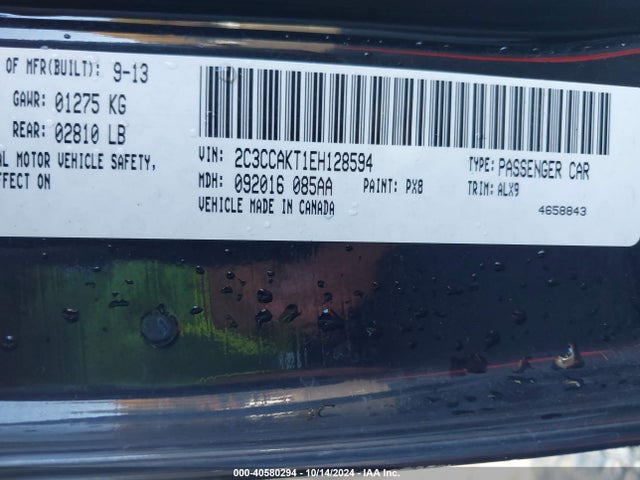 2C3CCAKT1EH128594 Chrysler 300c Awd