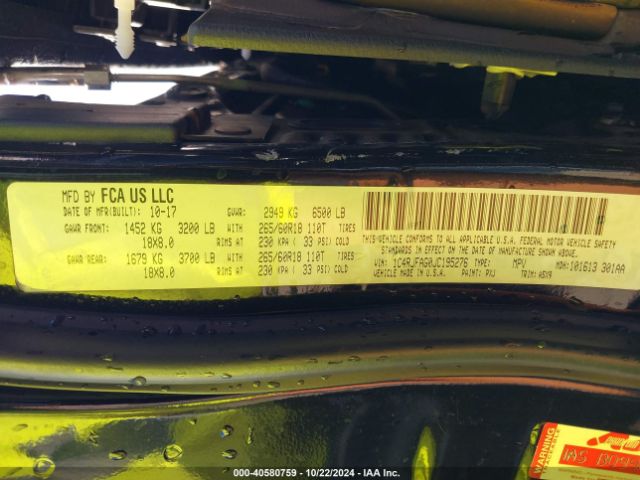 1C4RJFAG0JC195276 Jeep Grand Cherokee Laredo E 4x4