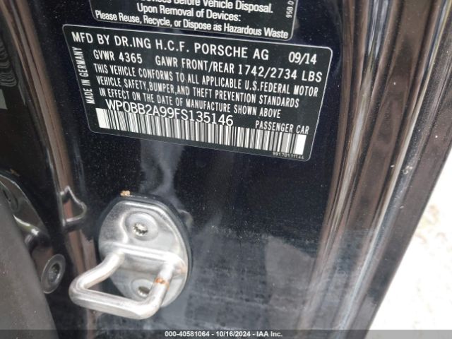 2015 PORSCHE 911 WP0BB2A99FS135146 Photo 8
