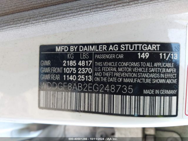 WDDGF8AB2EG248735 Mercedes-Benz C 300 Luxury 4matic/sport 4matic