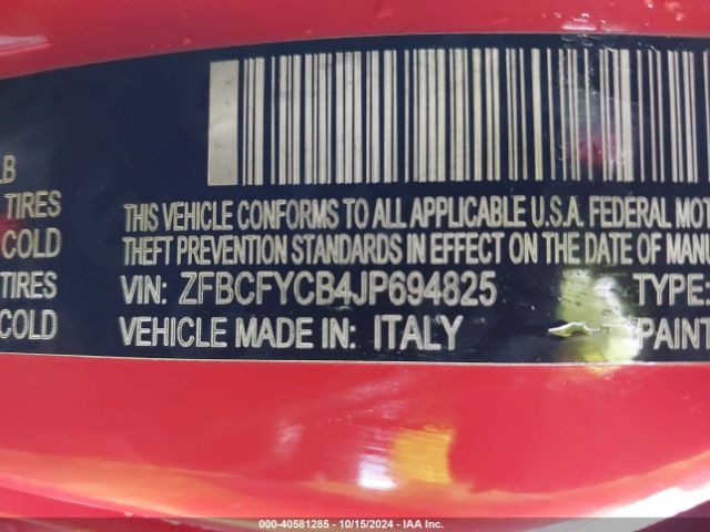 ZFBCFYCB4JP694825 Fiat 500x Trekking Awd