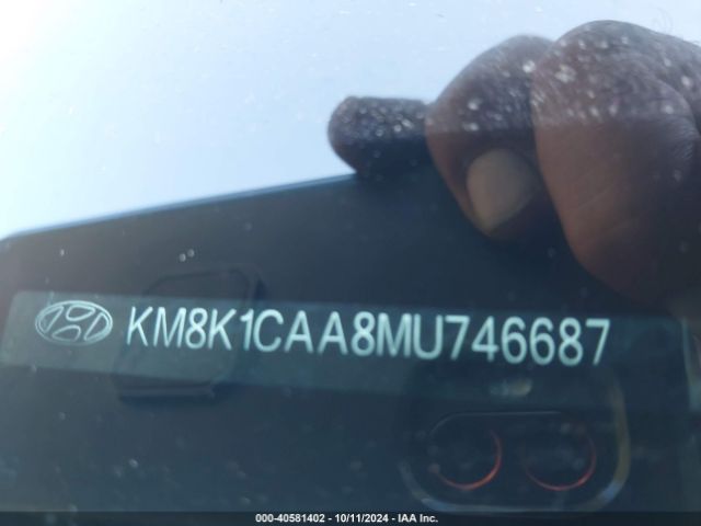 KM8K1CAA8MU746687 Hyundai Kona Se