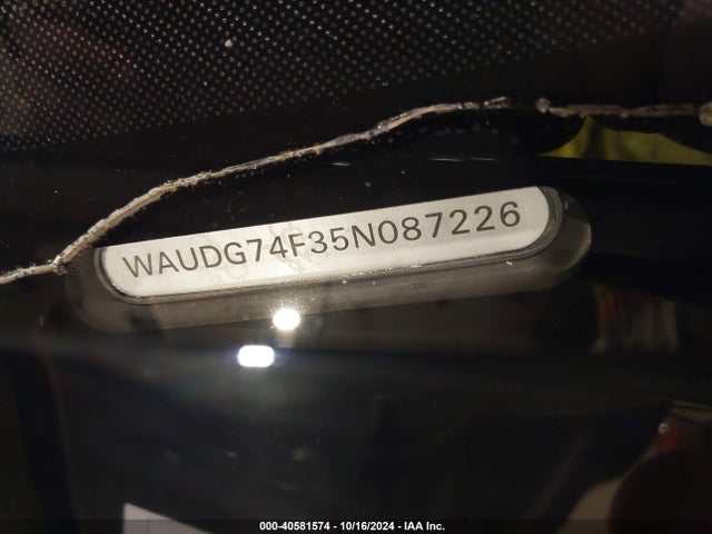 2005 AUDI A6 WAUDG74F35N087226 Photo 8