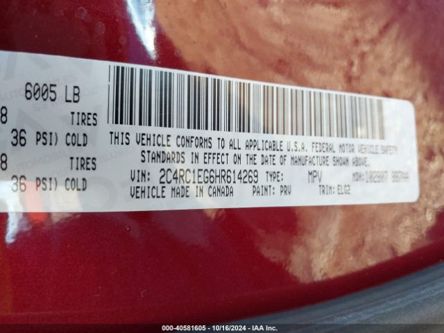 2C4RC1EG6HR614269 Chrysler Pacifica Touring-l Plus