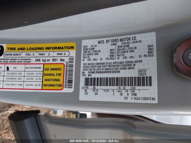 3FMCR9B69RRE59058 Ford Bronco Sport Big Bend