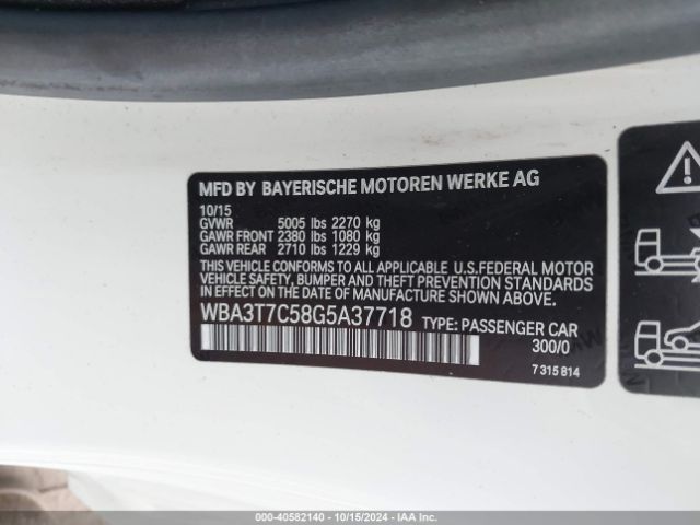 WBA3T7C58G5A37718 BMW 435i Xdrive