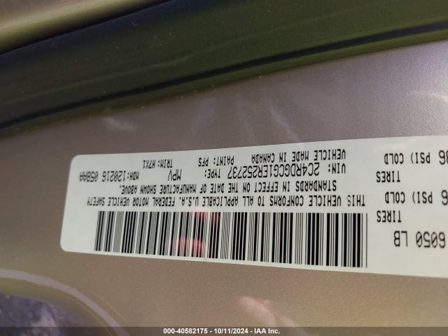 Dodge Grand Caravan Sxt 2014 2C4RDGCG1ER252737 Image 9
