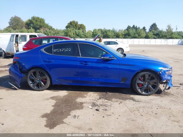 KMTG54TE3NU098621 Genesis G70 3.3t Awd