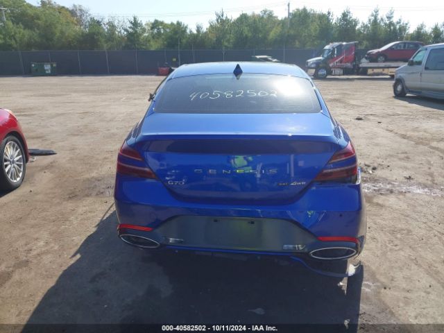 KMTG54TE3NU098621 Genesis G70 3.3t Awd