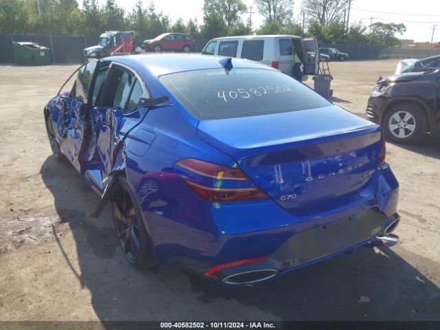 KMTG54TE3NU098621 Genesis G70 3.3t Awd