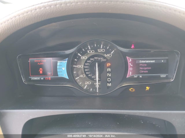 Продаж на аукціоні авто 2012 Lincoln Mkx, vin: 2LMDJ6JK7CBL19769, номер лоту: 40582749