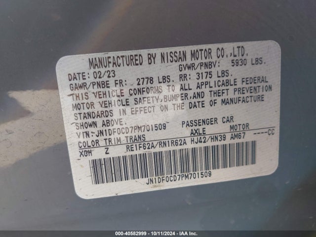 Nissan Ariya Platinum+ 2023 JN1DF0CD7PM701509 Image 9