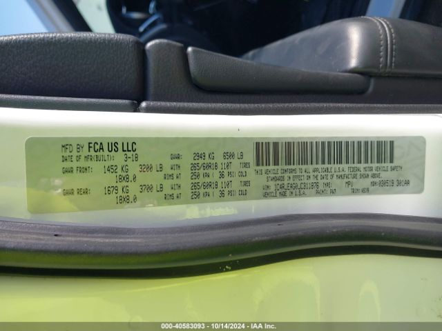 1C4RJEAG0JC311876 Jeep Grand Cherokee Laredo E 4x2