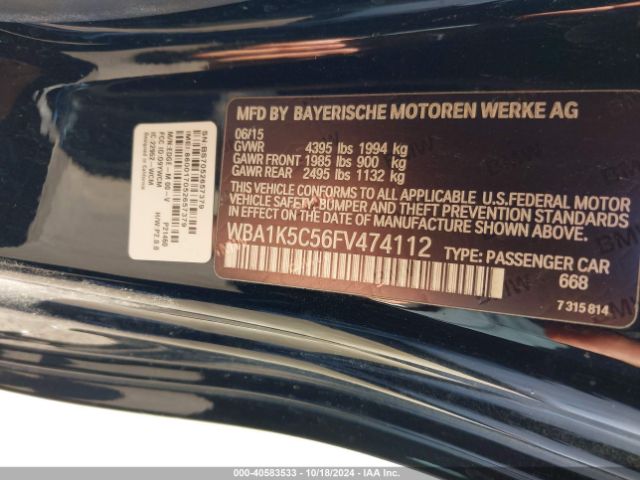 WBA1K5C56FV474112 BMW 228I