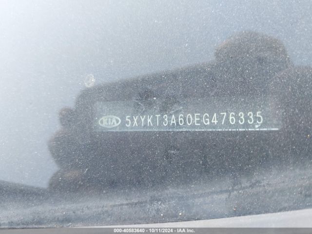 5XYKT3A60EG476335 KIA SORENTO LX