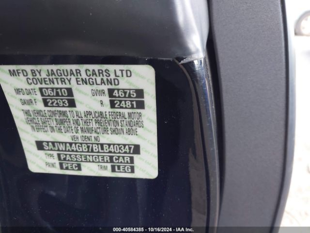 2011 JAGUAR XK SAJWA4GB7BLB40347 Photo 8