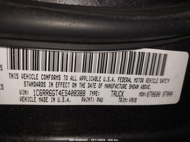 1C6RR6GT4ES408388 RAM 1500 Slt