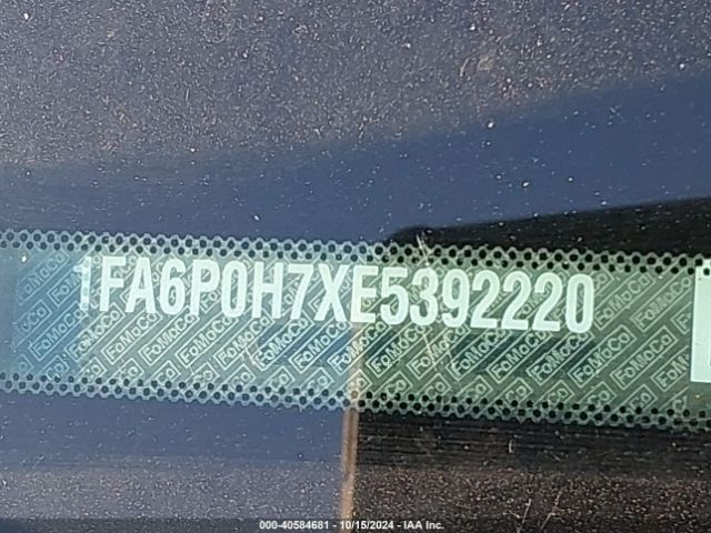 1FA6P0H7XE5392220 Ford FUSION SE